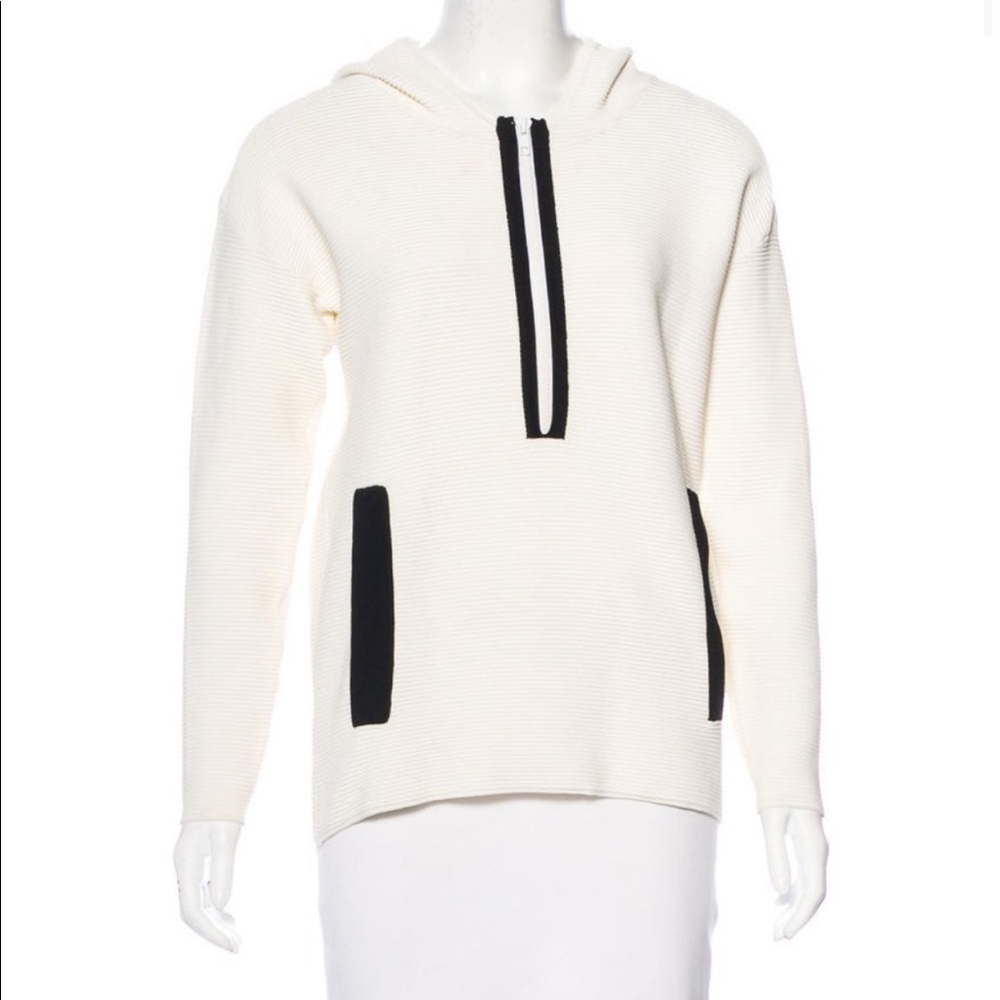 Timo Weiland - Rib knit Hooded Sweatshirt - size: XS